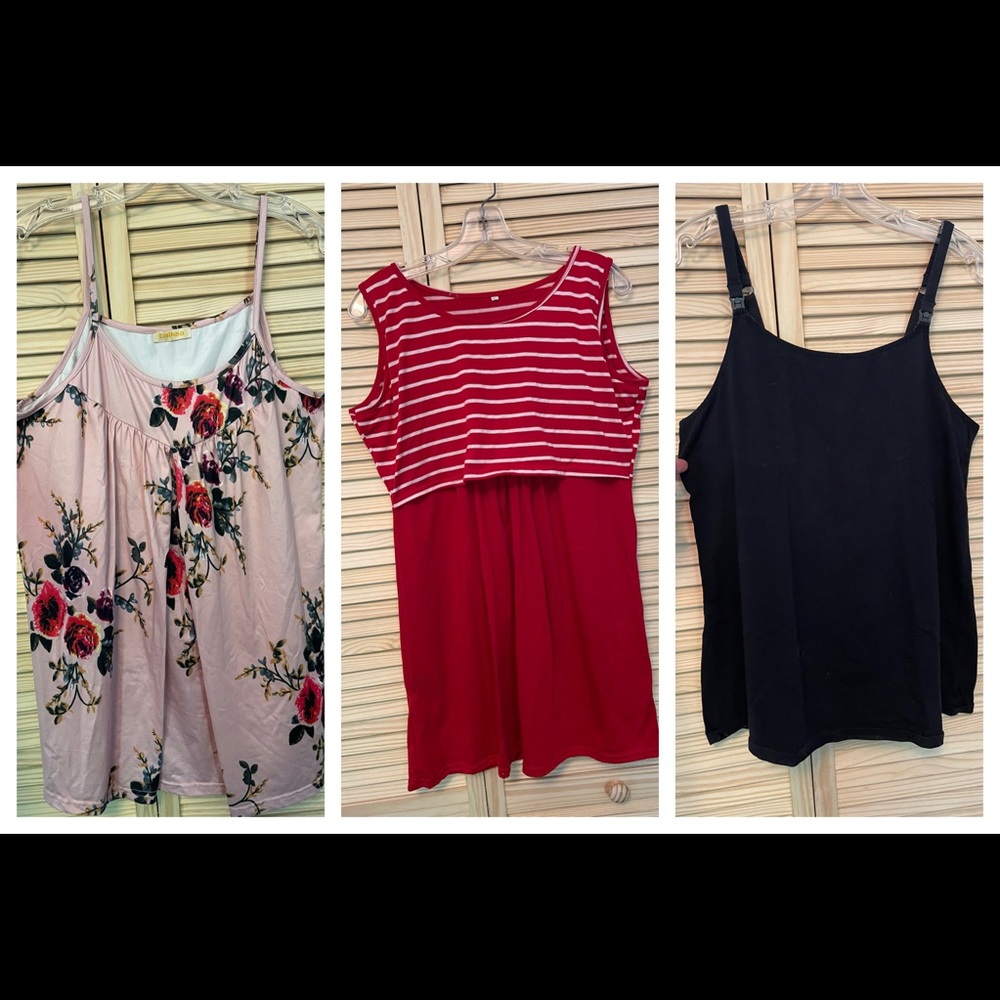 Nursing tanks and dress